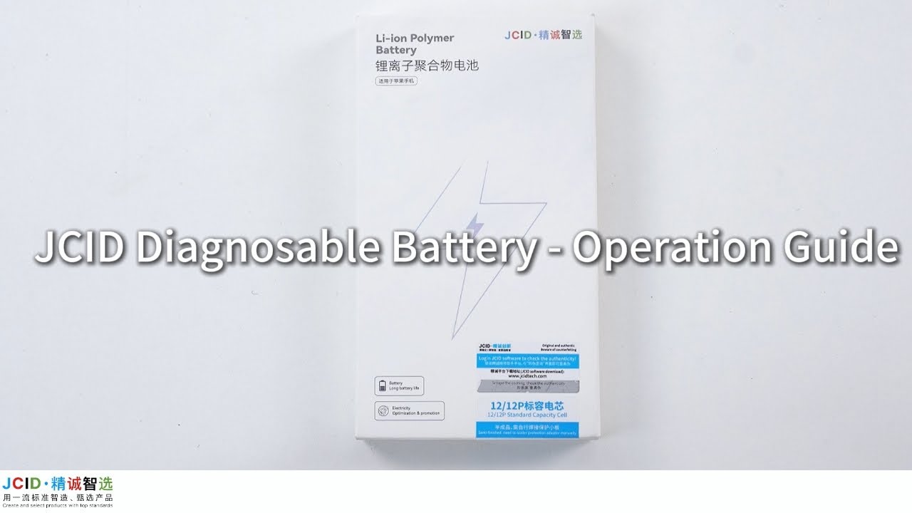 JCID Self-Designed Diagnosable Battery- Operation Guide #iphonebattery #jcid