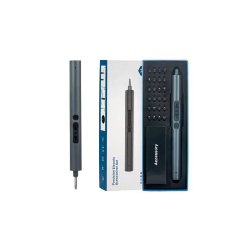 Destornillador Electronico Inalámbrico Portátil – Set 28 Piezas – Recargable USB C – Carcasa Metalica