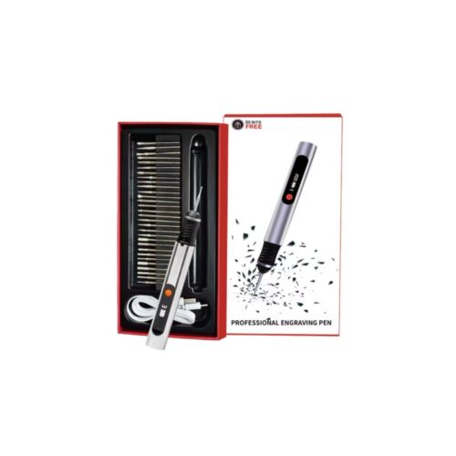 Kit Mini Torno de Mano Inalámbrico Portátil – 30 Puntas – Recargable USB C