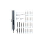 Destornillador Electronico Inalámbrico Portátil - Set 28 Piezas - Recargable USB C - Carcasa Plastica - Imagen 3