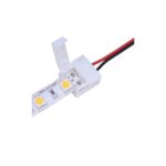 Cable Conector Adaptador Tira Led 5050 - Clip To Clip - 2 Pines - Imagen 2
