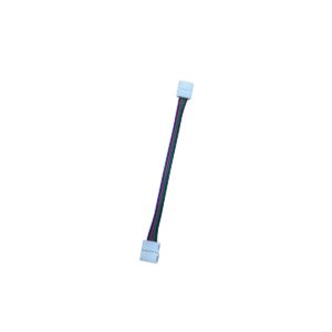 Cable Conector Adaptador Tira Led RGB - Clip To Clip - 4 Pines