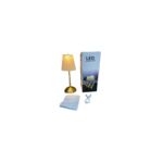 Lampara Velador Metalico - Tactil 3 Tonos - Recargable USB - Varios Colores - Imagen 2