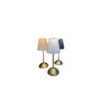 Lampara Velador Metalico - Tactil 3 Tonos - Recargable USB - Varios Colores