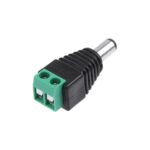 Conector Ficha Plug 5MM 2.1 Con Bornera sin Sodadura - Macho - Imagen 2
