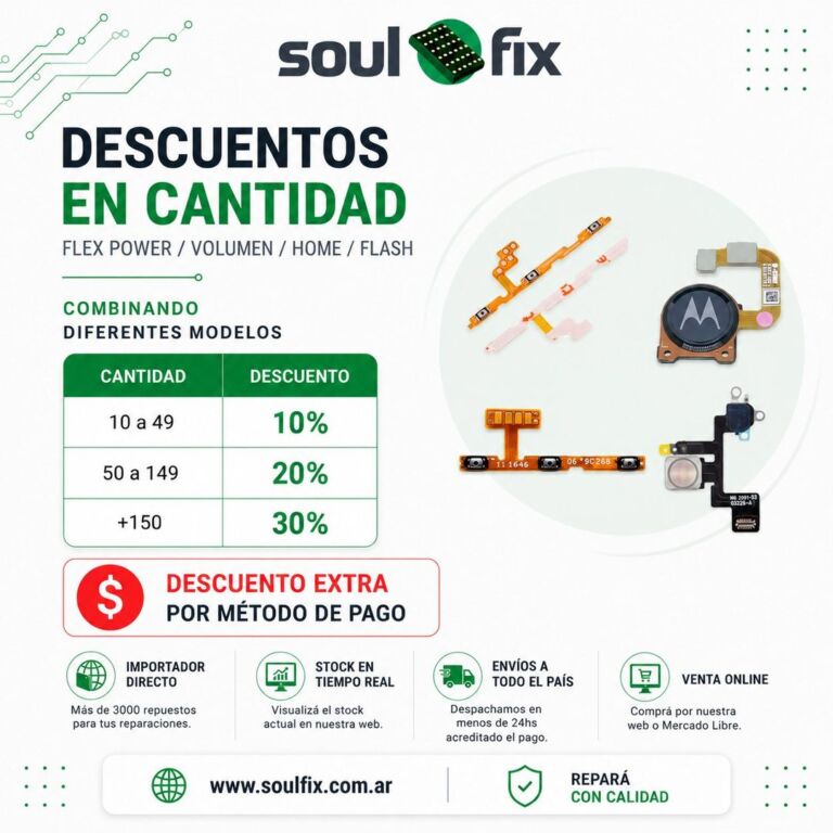 Descuentos en cantidad: FLEX POWER / VOLUMEN / HOME / FLASH / HUELLA