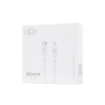 Cable iBox - IX-20 - 20W - Tipo C a Lightning - 1mts - Reforzado con Velcro y Caja - Imagen 2