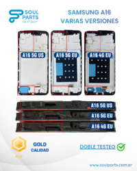Modulo Pantalla - Samsung A16 4G / A165 / F16 OLED Con Marco - Calidad Gold - Soul Parts - Imagen 2